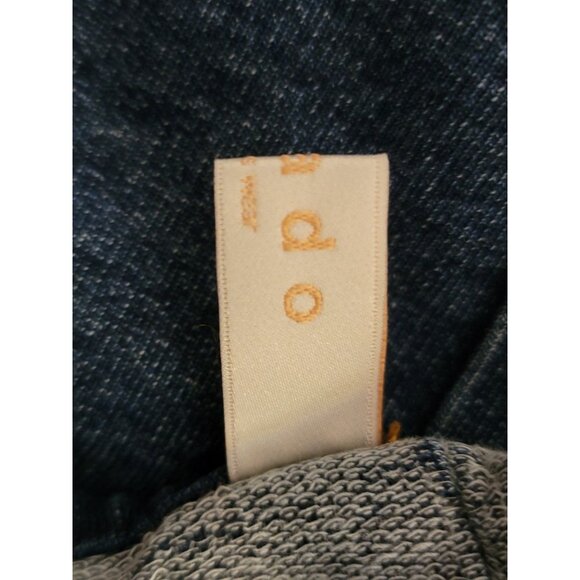 Womens Wa.ado Collection Denim Blue Sweatshirt With Red Accents & Pockets - Picture 4 of 7